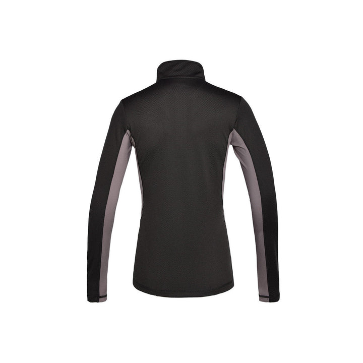 Kingsland KLmaxine Trainingsshirt mit ½ Reißverschluss für Damen, Green Beluga - IQ Horse