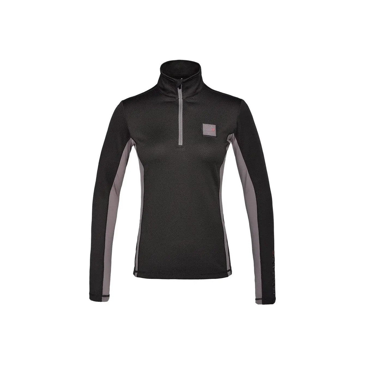 Kingsland KLmaxine Trainingsshirt mit ½ Reißverschluss für Damen, Green Beluga - IQ Horse