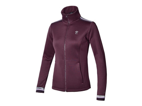 Kingsland KLjemima Fleecejacke Damen, red fudge - IQ Horse