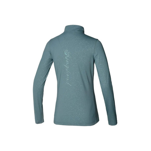 Kingsland KLtenley Trainingsshirt ½ Reißverschluss Damen, Green North Atlantic - IQ Horse