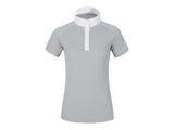 Kingsland KLofelicia Turniershirt für Damen, FS2022, grey sleet - IQ Horse