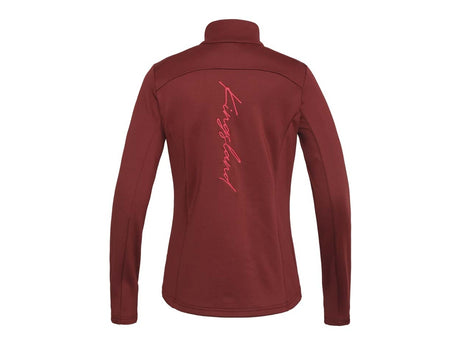 Kingsland KLolyvia Fleecejacke für Damen, FS2022, Burgundy - IQ Horse