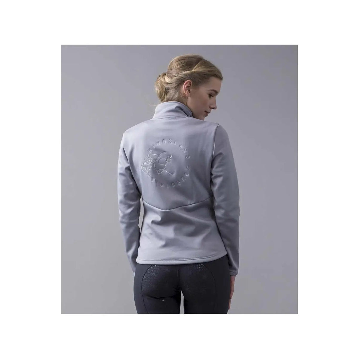 Kingsland KLoliana Fleecejacke für Damen, FS2022, Grau - IQ Horse