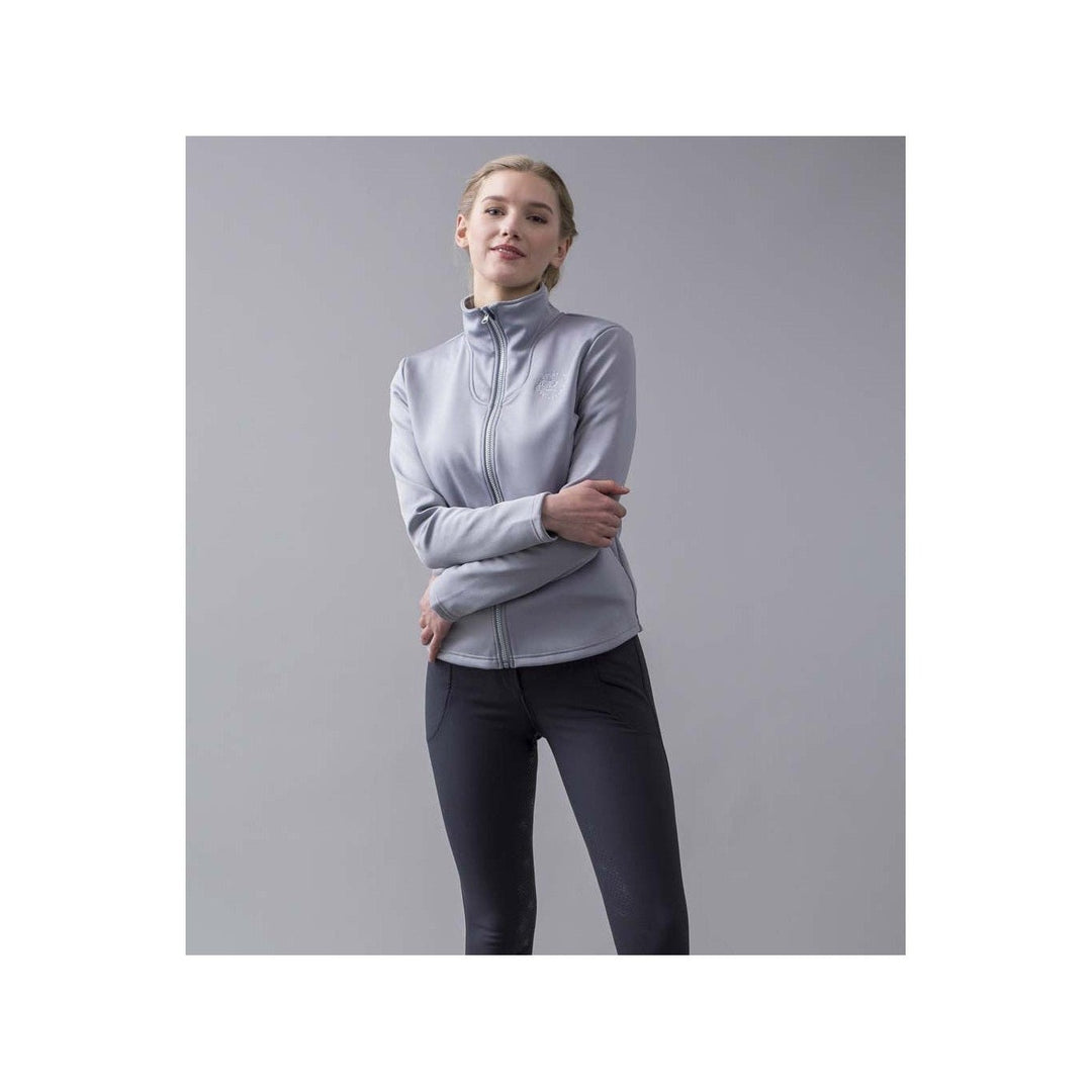 Kingsland KLoliana Fleecejacke für Damen, FS2022, Grau - IQ Horse