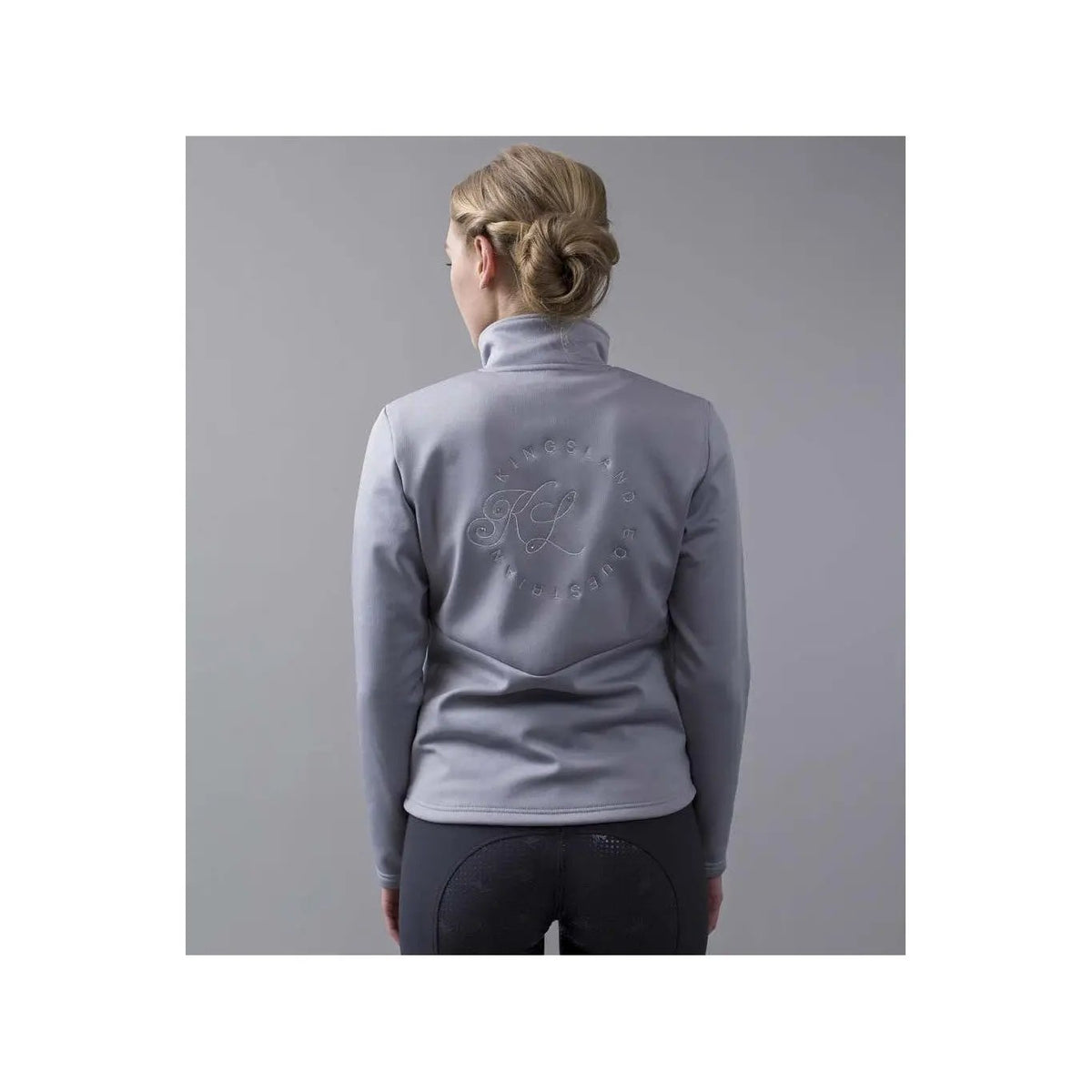 Kingsland KLoliana Fleecejacke für Damen, FS2022, Grau - IQ Horse