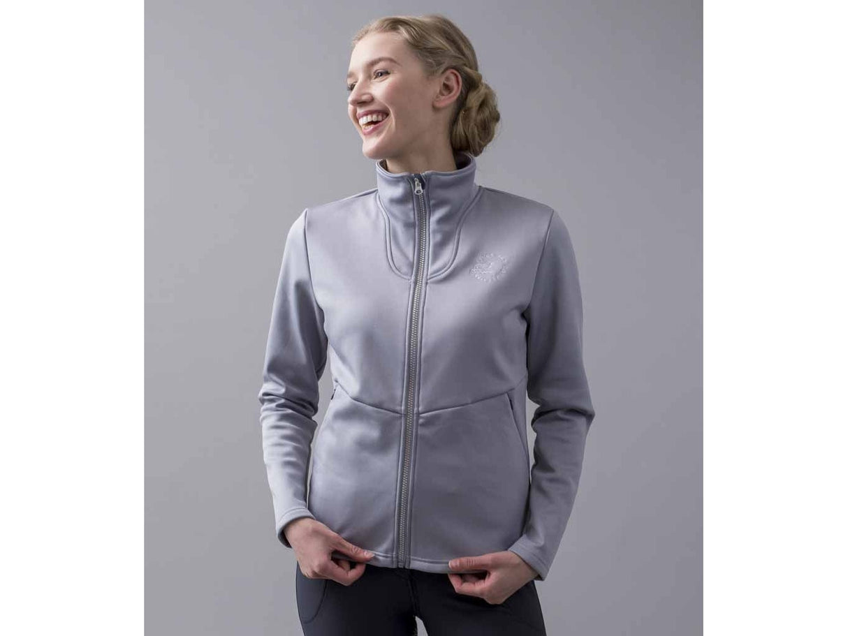 Kingsland KLoliana Fleecejacke für Damen, FS2022, grey sleet - IQ Horse