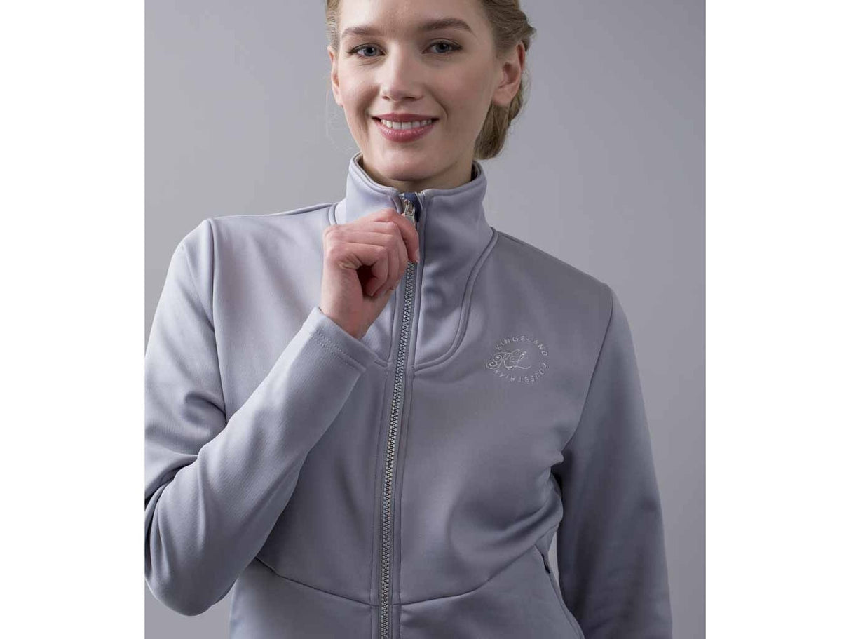 Kingsland KLoliana Fleecejacke für Damen, FS2022, grey sleet - IQ Horse