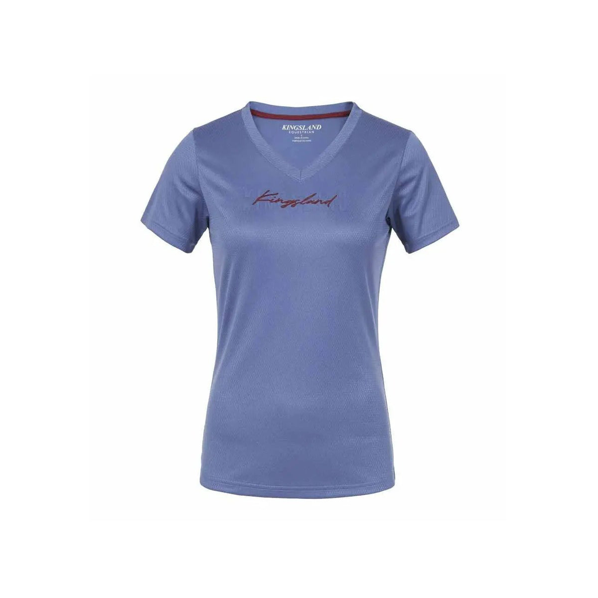 Kingsland KLolivia T-Shirt für Damen, FS2022, Blue Coastal - IQ Horse
