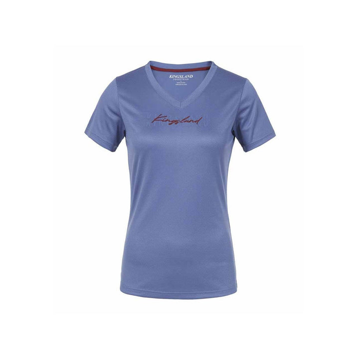 Kingsland KLolivia T-Shirt für Damen, FS2022, Blue Coastal - IQ Horse
