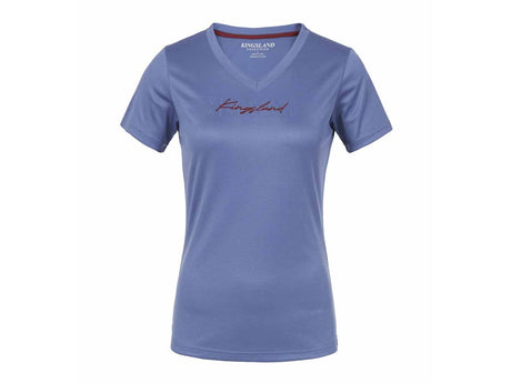 Kingsland KLolivia T - Shirt für Damen, FS2022, Blue Coastal - IQ Horse