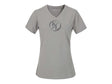 Kingsland KLolania T - Shirt für Damen, FS2022, light grey - IQ Horse