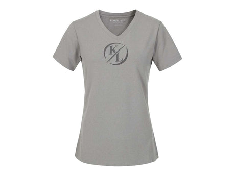 Kingsland KLolania T - Shirt für Damen, FS2022, light grey - IQ Horse