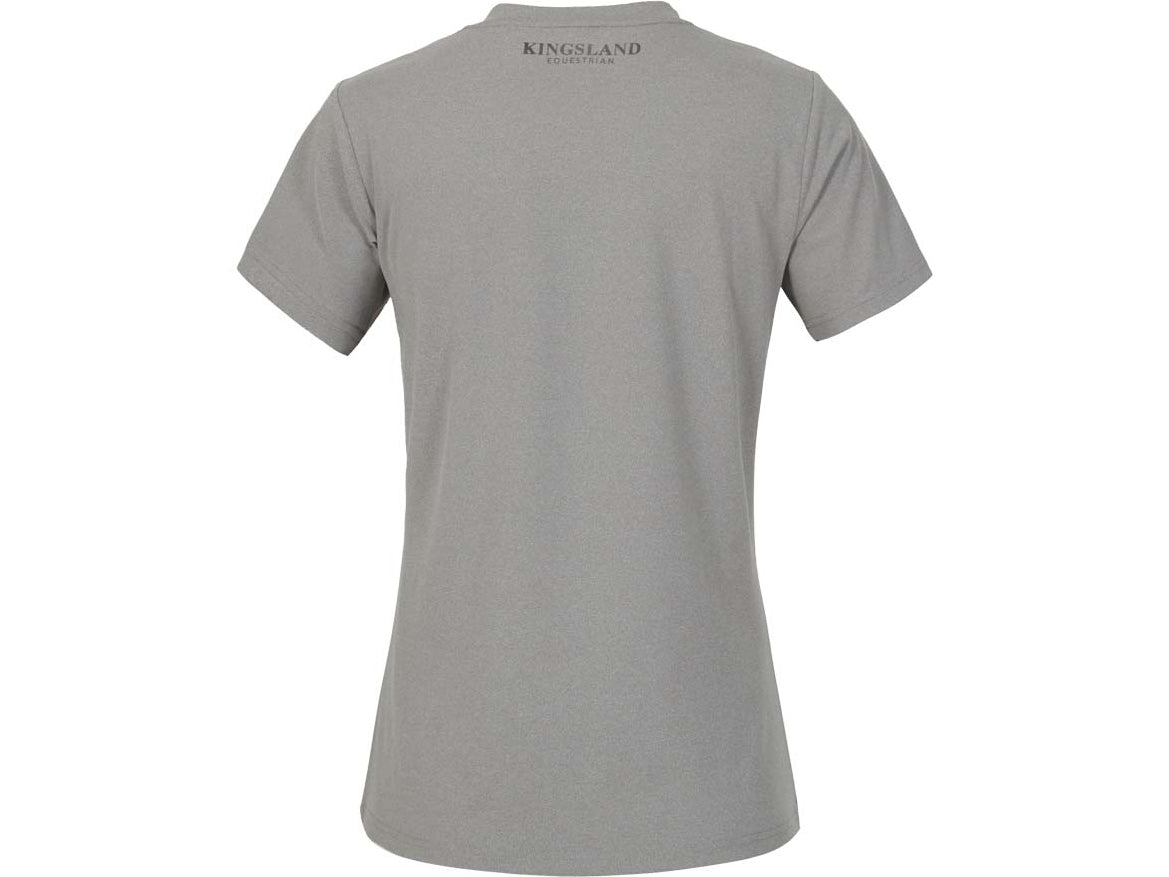 Kingsland KLolania T - Shirt für Damen, FS2022, light grey - IQ Horse