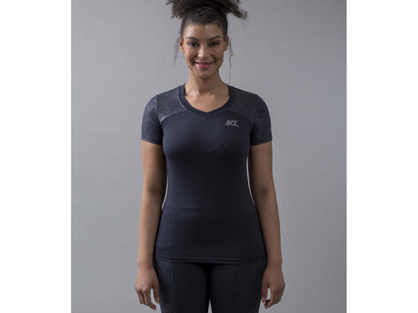 Kingsland KLomaya Trainings/ Yoga T - Shirt für Damen, FS2022, navy - IQ Horse