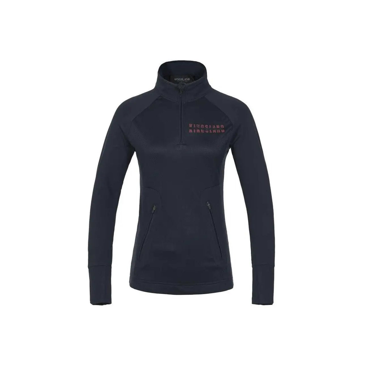 Kingsland KLoksana Damen Funktions - Trainingsshirt, Longsleeve, FS2022, navy - IQ Horse