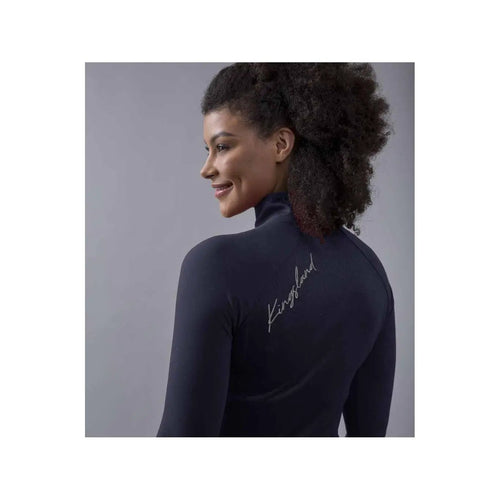 Kingsland KLoksana Damen Funktions - Trainingsshirt, Longsleeve, FS2022, navy - IQ Horse