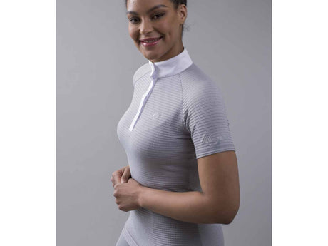 Kingsland KLofelicia Turniershirt für Damen, FS2022, grey sleet - IQ Horse