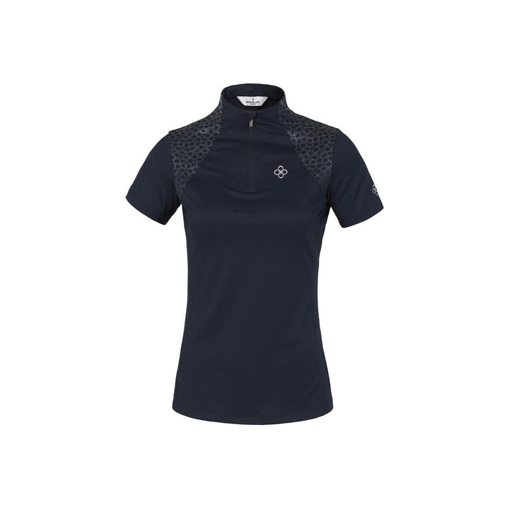 Kingsland KLova recyceltes Trainingsshirt 1/2 Zipper Damen, FS2022, Navy - IQ Horse