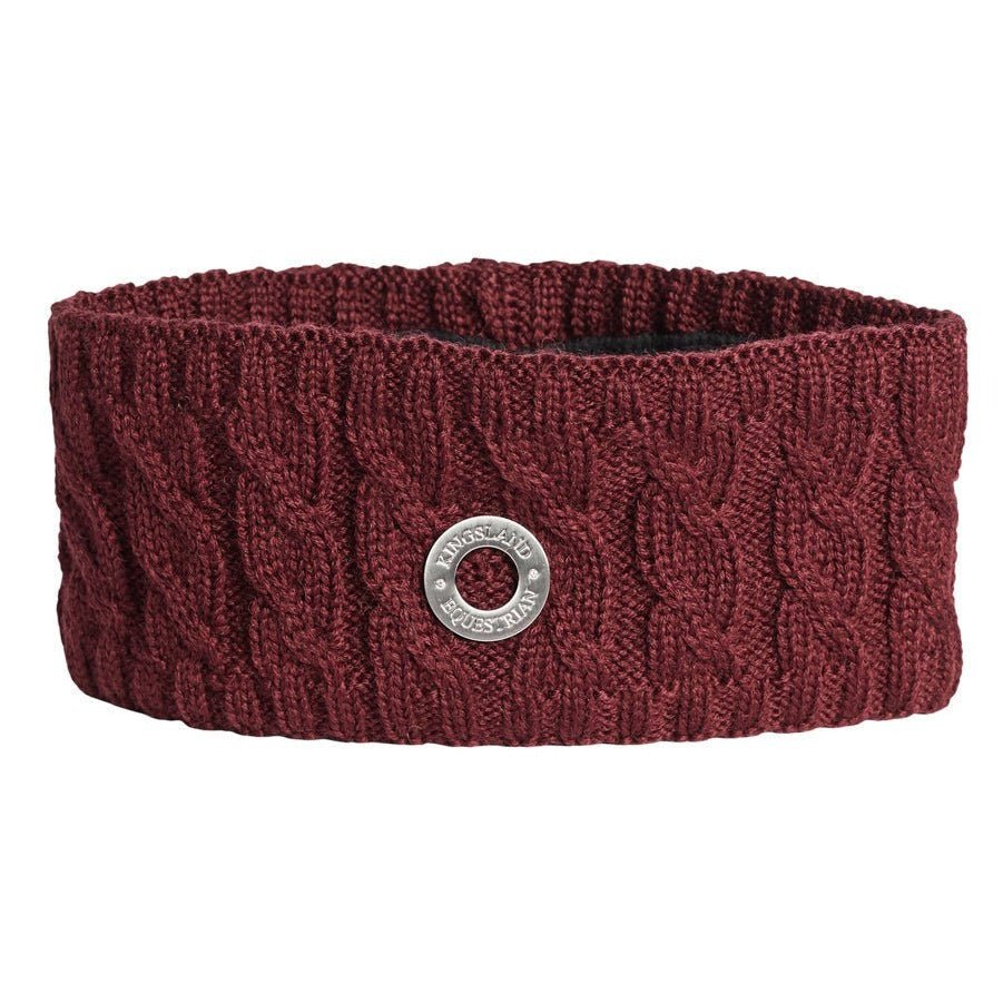 Kingsland KLserah Strickstirnband Damen, red port royal - IQ Horse