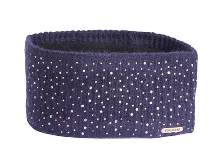 Kingsland KLsamara Strickstirnband Damen HW22, navy - IQ Horse