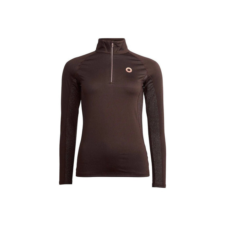 Kingsland Trainingsshirt Damen KLstarla HW22, langarm, brown black coffee - IQ Horse