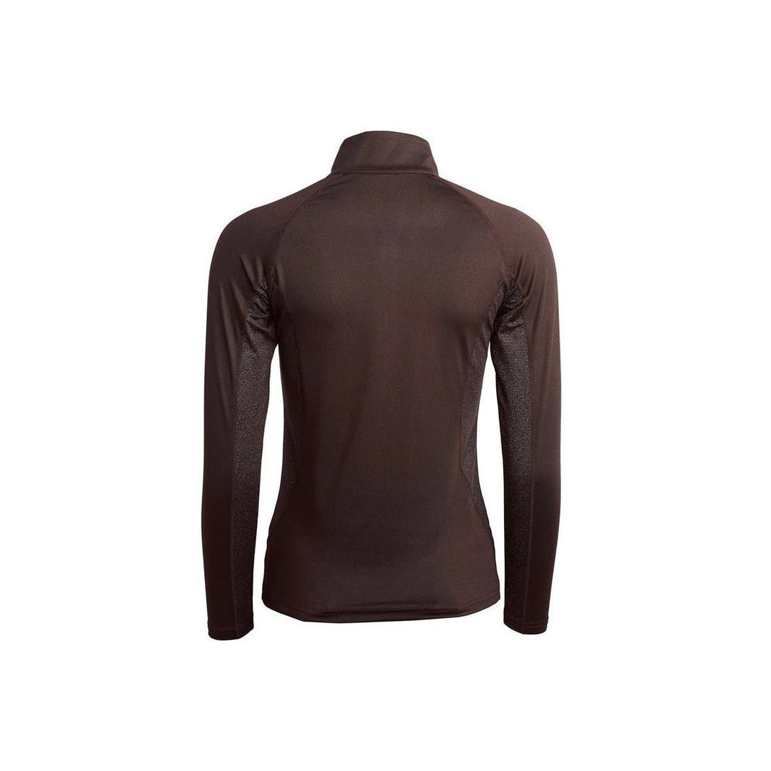 Kingsland Trainingsshirt Damen KLstarla HW22, langarm, brown black coffee - IQ Horse
