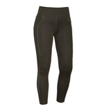 Kingsland Reitleggings Damen KLkattie 3D F - Tec4 HW22, Vollbesatz, green black ink - IQ Horse