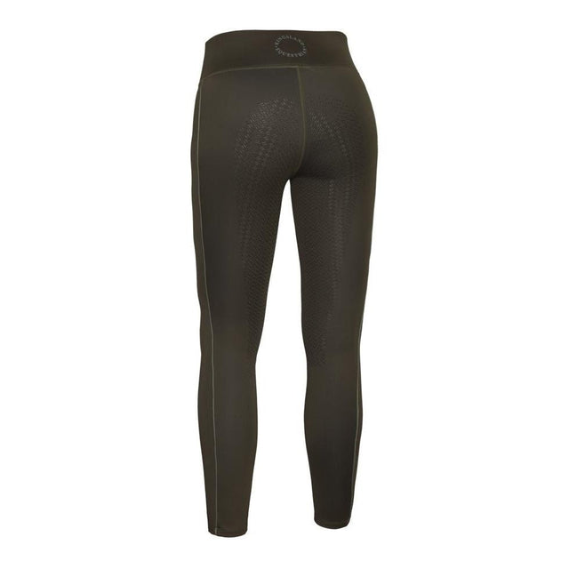 Kingsland Reitleggings Damen KLkattie 3D F - Tec4 HW22, Vollbesatz, green black ink - IQ Horse