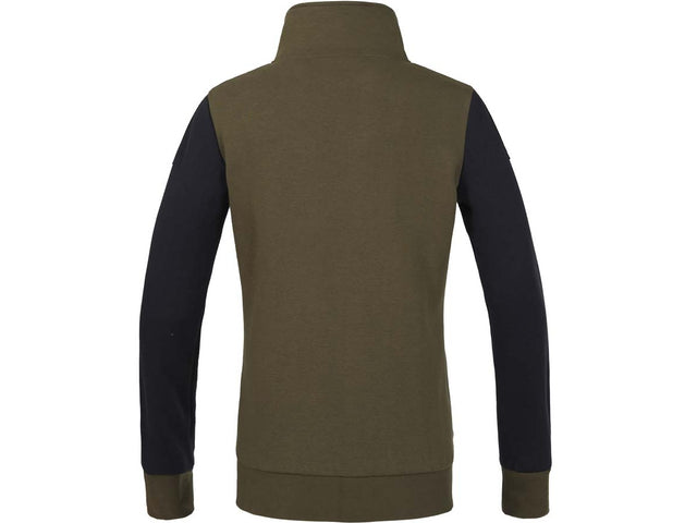 Kingsland KLwilma 1/2 Reißverschluss Sweatshirt für Damen, FS2022, green olive night - IQ Horse