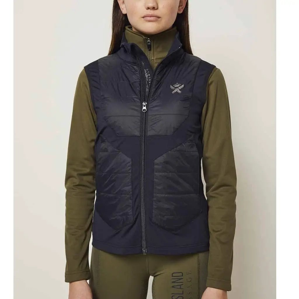Kingsland KLwhitley isolierte Weste für Damen, FS2022, Navy - IQ Horse
