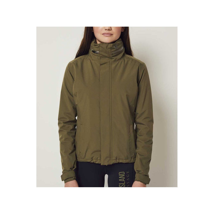Kingsland KLwinnie Hightech-Regenjacke für Damen, FS2022, Olivgrün - IQ Horse