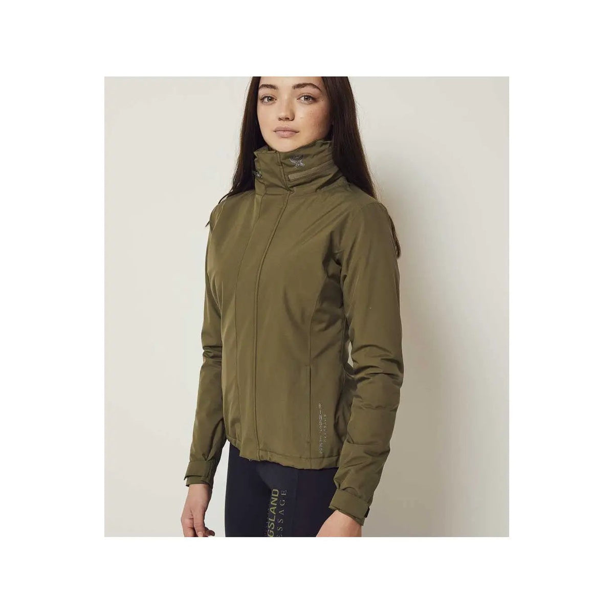 Kingsland KLwinnie Hightech - Regenjacke für Damen, FS2022, Olivgrün - IQ Horse