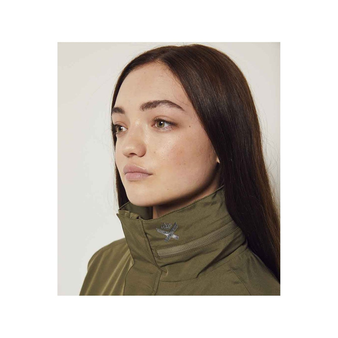 Kingsland KLwinnie Hightech-Regenjacke für Damen, FS2022, Olivgrün - IQ Horse