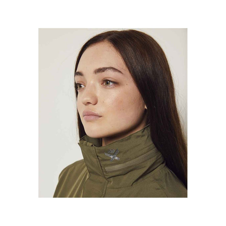 Kingsland KLwinnie Hightech-Regenjacke für Damen, FS2022, Olivgrün - IQ Horse