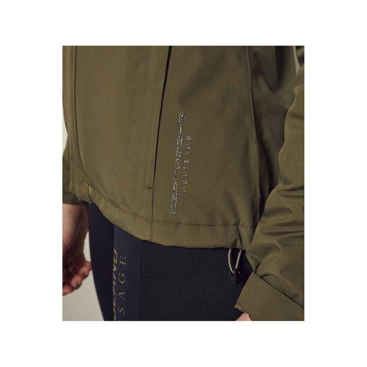 Kingsland KLwinnie Hightech-Regenjacke für Damen, FS2022, Olivgrün - IQ Horse