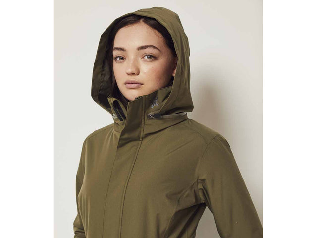 Kingsland KLwinnie Hightech - Regenjacke für Damen, FS2022, green olive night - IQ Horse