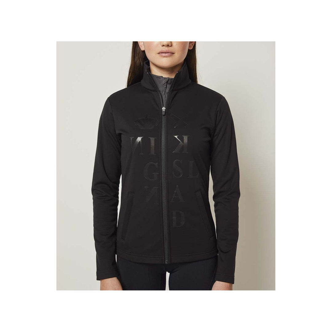 Kingsland KLwestlyn Fleecejacke für Damen, FS2022, Schwarz - IQ Horse