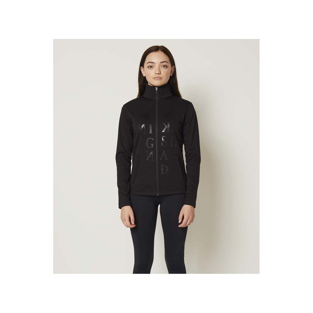 Kingsland KLwestlyn Fleecejacke für Damen, FS2022, Schwarz - IQ Horse