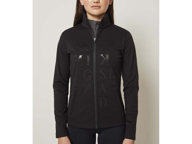 Kingsland KLwestlyn Fleecejacke für Damen, FS2022, black - IQ Horse