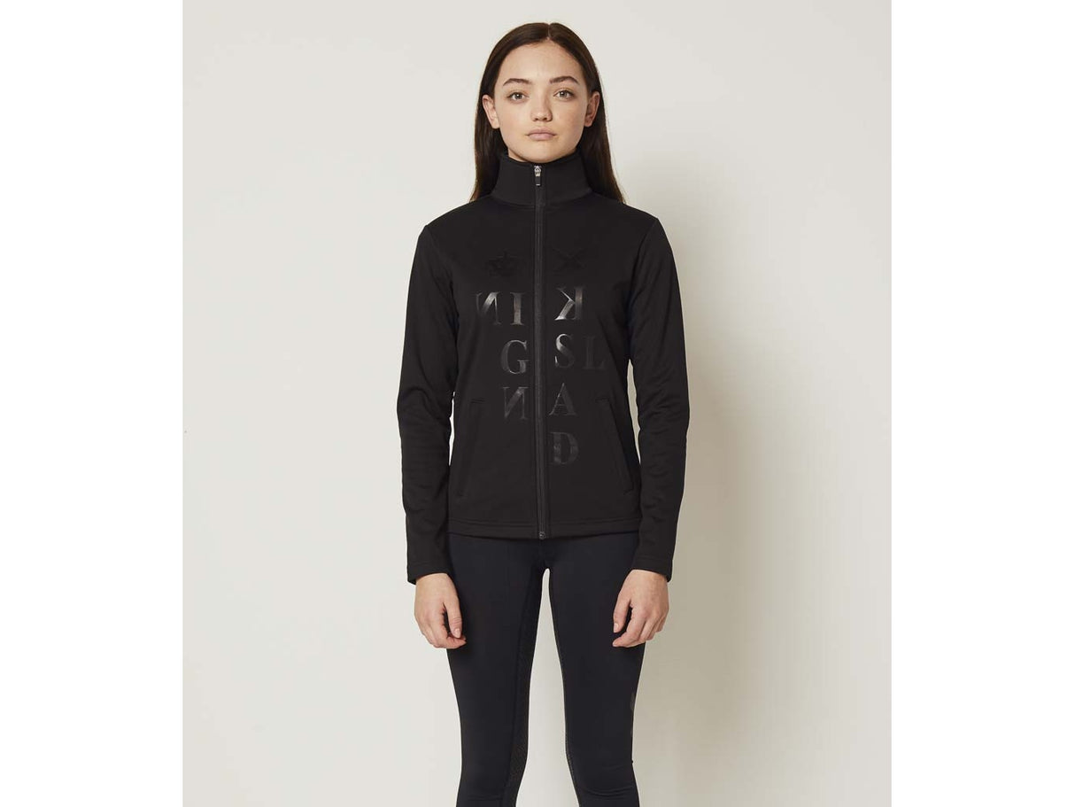 Kingsland KLwestlyn Fleecejacke für Damen, FS2022, black - IQ Horse