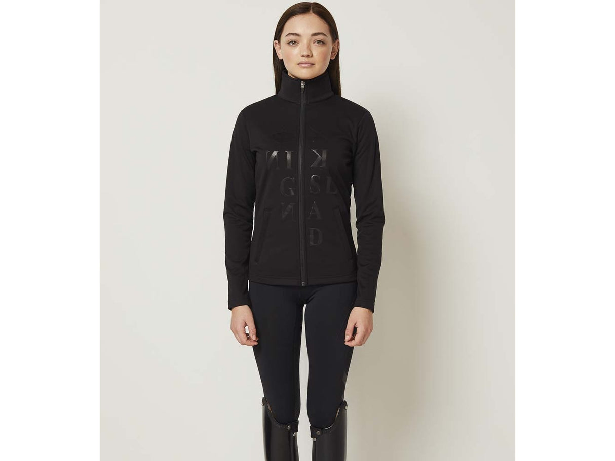 Kingsland KLwestlyn Fleecejacke für Damen, FS2022, black - IQ Horse