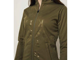 Kingsland KLwestlyn Fleecejacke für Damen, FS2022, gr. olive night - IQ Horse