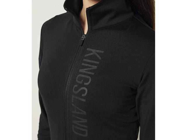 Kingsland KLwinona Fleecejacke für Damen, FS2022, black - IQ Horse