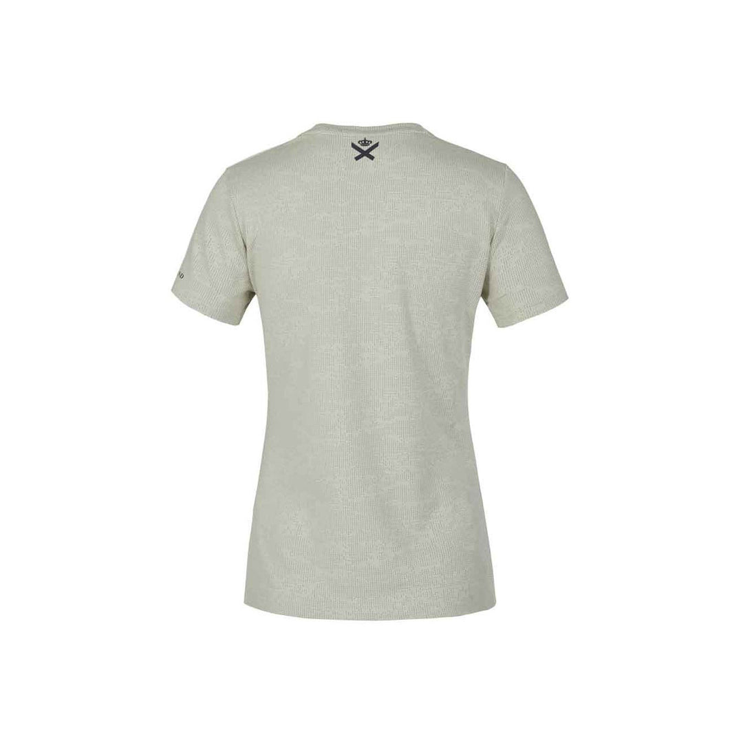 Kingsland KLwaylin T-Shirt mit V-Ausschnitt für Damen, FS2022, Beige Almond Milk - IQ Horse