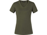 Kingsland KLwaylin T - Shirt mit V - Ausschnitt für Damen, FS2022, green olive night - IQ Horse