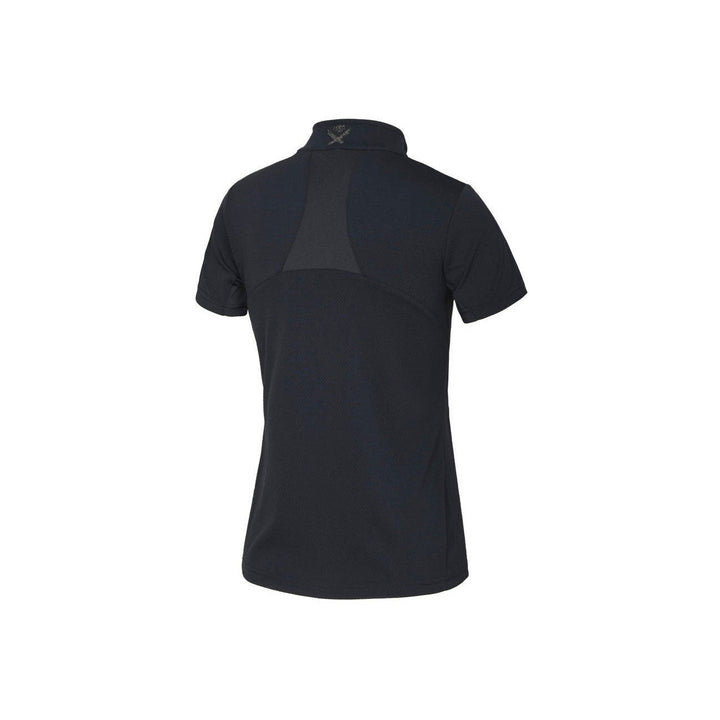 Kingsland KLwilmary 1/2 Zip Kurzarm Trainings Shirt für Damen, Navy - IQ Horse