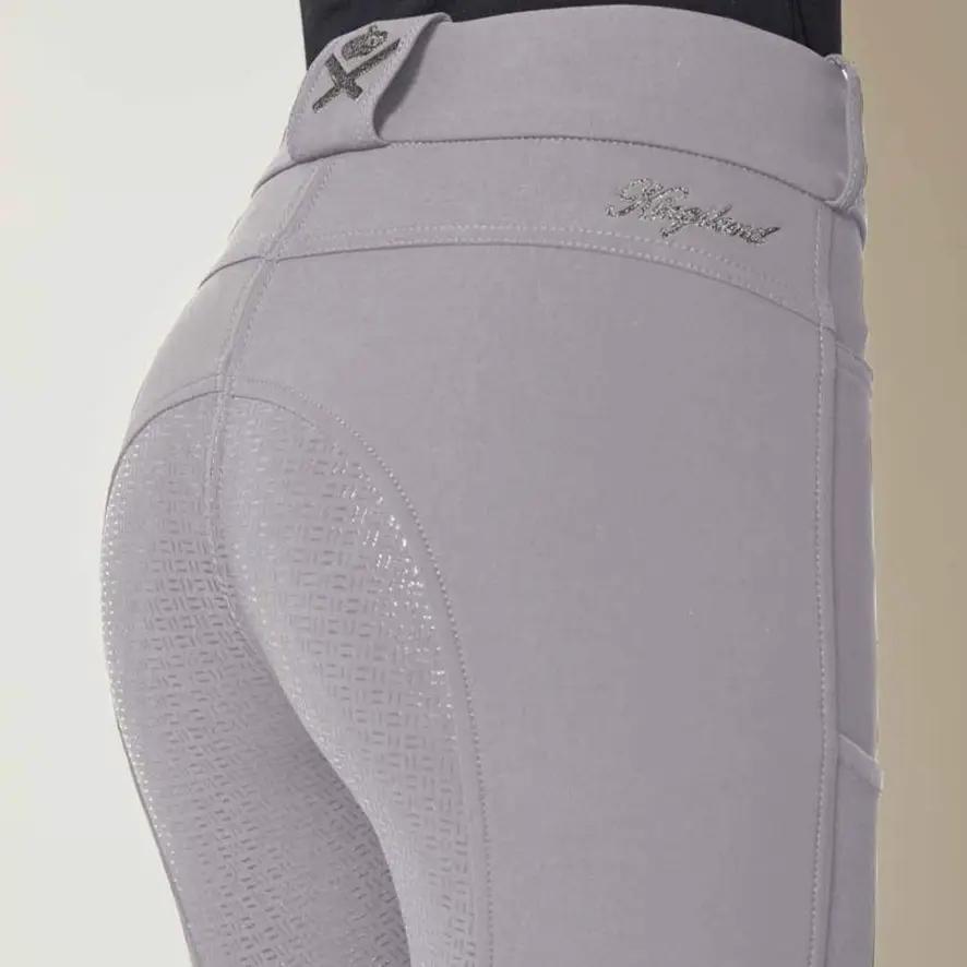 Kingsland Damen Reithose KLkadi FS2022, m. Handy Tasche, W E - Tec Full Grip, Beige Rock Ridge - IQ Horse