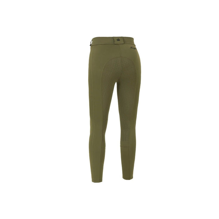 Kingsland Damen Reithose KL Kaya F-Tec6 Full-Grip, High-Waist, FS2022, Green Olive Night - IQ Horse