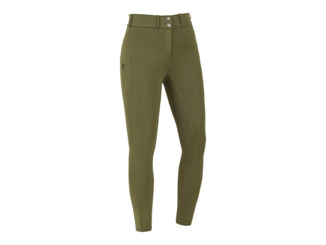 Kingsland Damen Reithose KL Kaya F - Tec6 Full - Grip, High - Waist, FS2022, gr. Olive night - IQ Horse