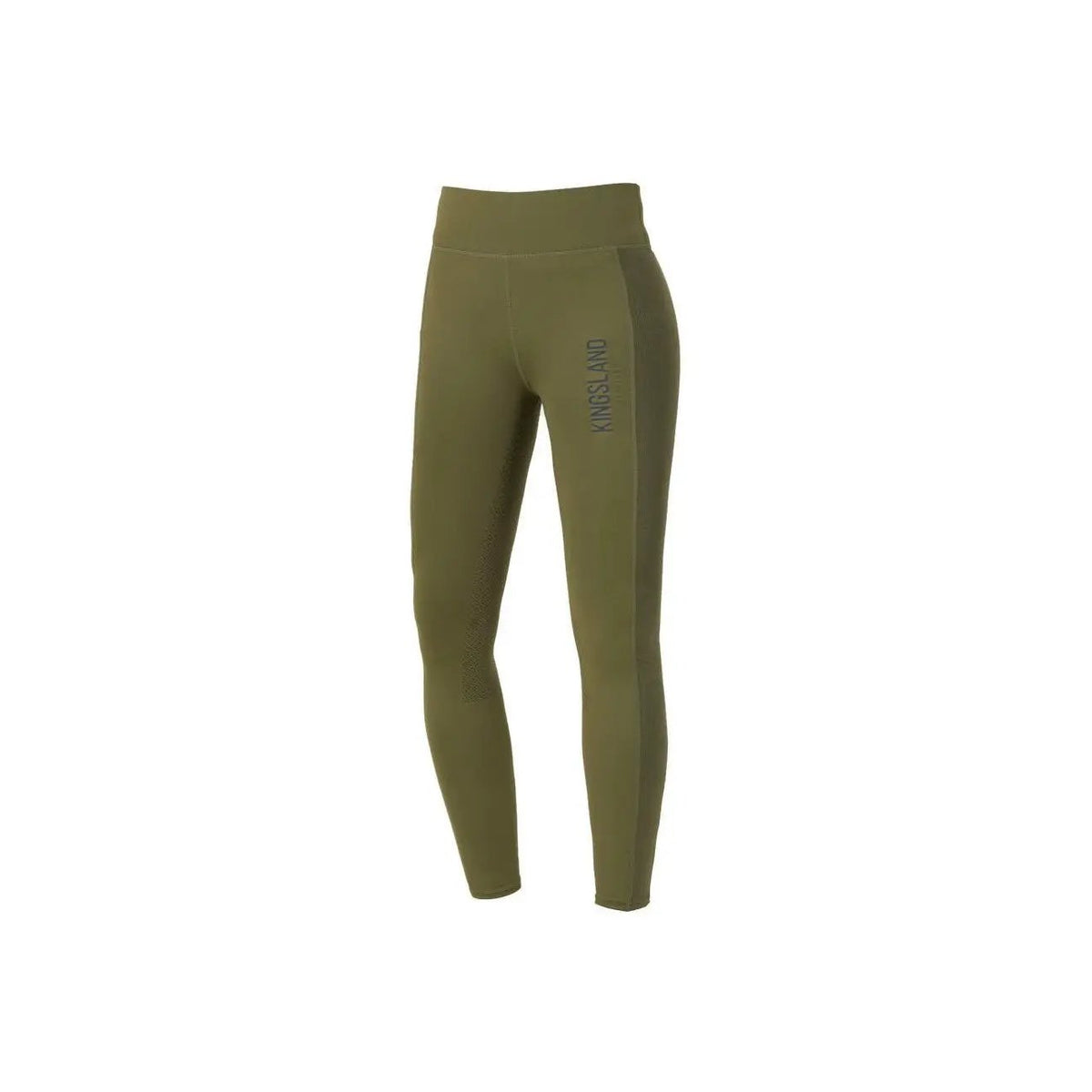 Kingsland Damen Reithose KLkarina FTec6 Full - Grip, FS2022, kompression Effect, Green Olive Night - IQ Horse
